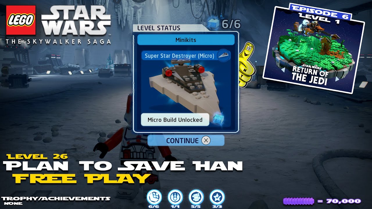 Lego Star Wars The Skywalker Saga: Lvl 26 Plan to Save Han FREE PLAY - HTG