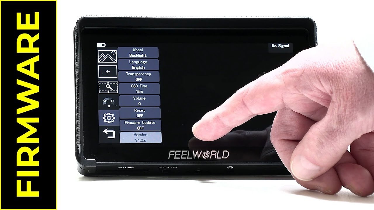 Объяснение прошивки и демонстрация обновления (при участии монитора FeelWorld F6 Plus)