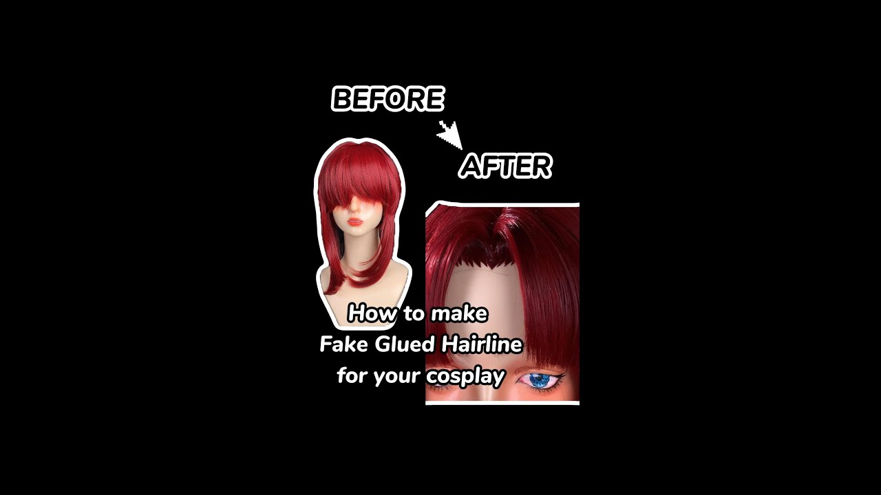 Fake Glued Hairline Wig-Styling Tutorial