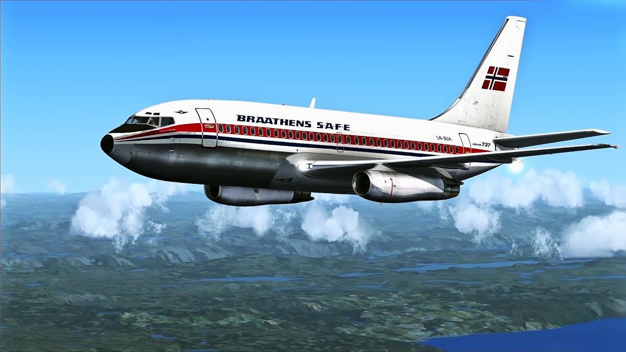 FSX-SE - MilViz Boeing 737-200 short flight