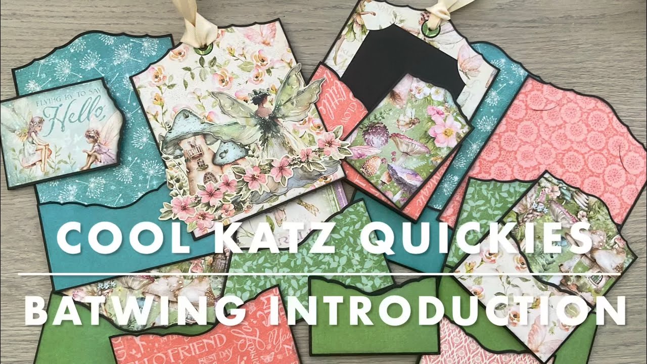 Cool Katz Quickies - Batwing Tag And Pocket Die Introduction
