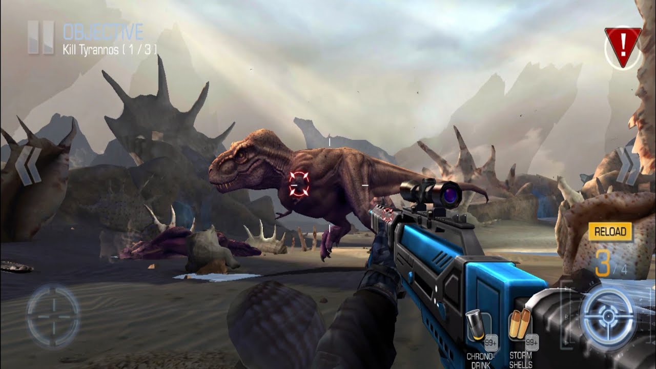 DINO HUNTER: DEADLY SHORE - Gameplay Walkthrough Part 212 | Kill Tyrannos Rifle