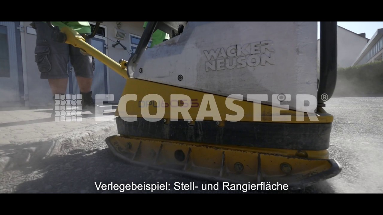 ECORASTER im Einsatz: Verlegebeispiel in Rehau