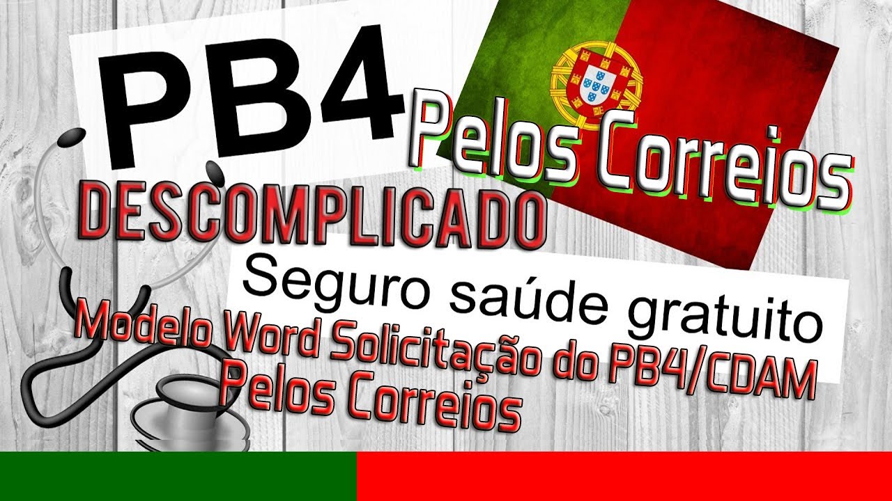 Solicitar PB4 Pelos Correios + Modelo Word Solicitação PB4, Como fazer pb4