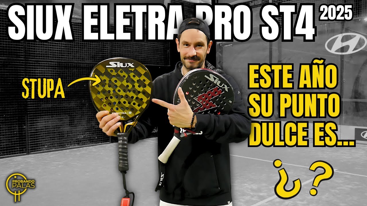 Siux ELECTRA PRO ST4 2025 de Stupa...Polivalencia con un PUNTO DULCE MEJORADO! #padel