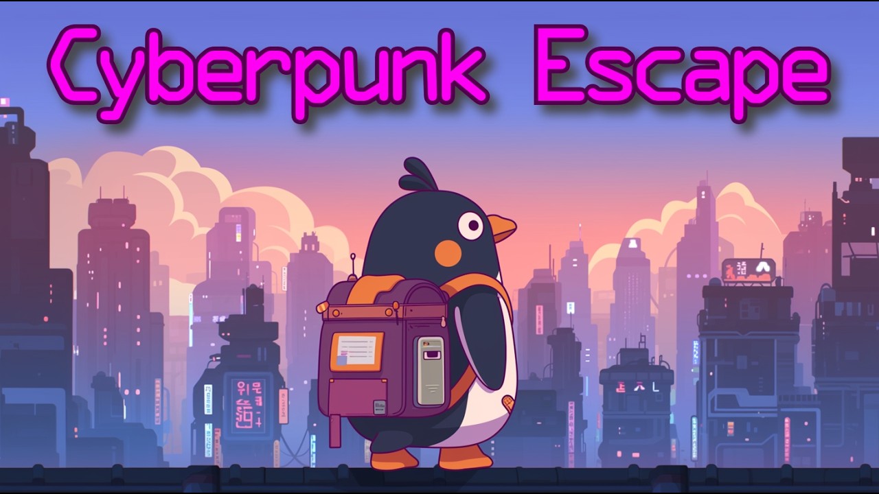 🐧 Cyberpunk Lofi: Chill Glitch Hop for Sci Fi Vibes 🌃