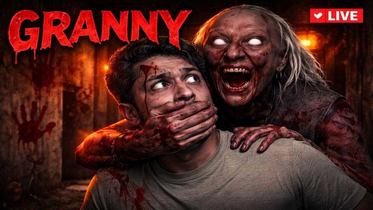 🟥 Granny Live I 😱Haunted House😱 Gameplay🥵 II STROM GAMERS II #horrorgame #live #granny #jumpscare