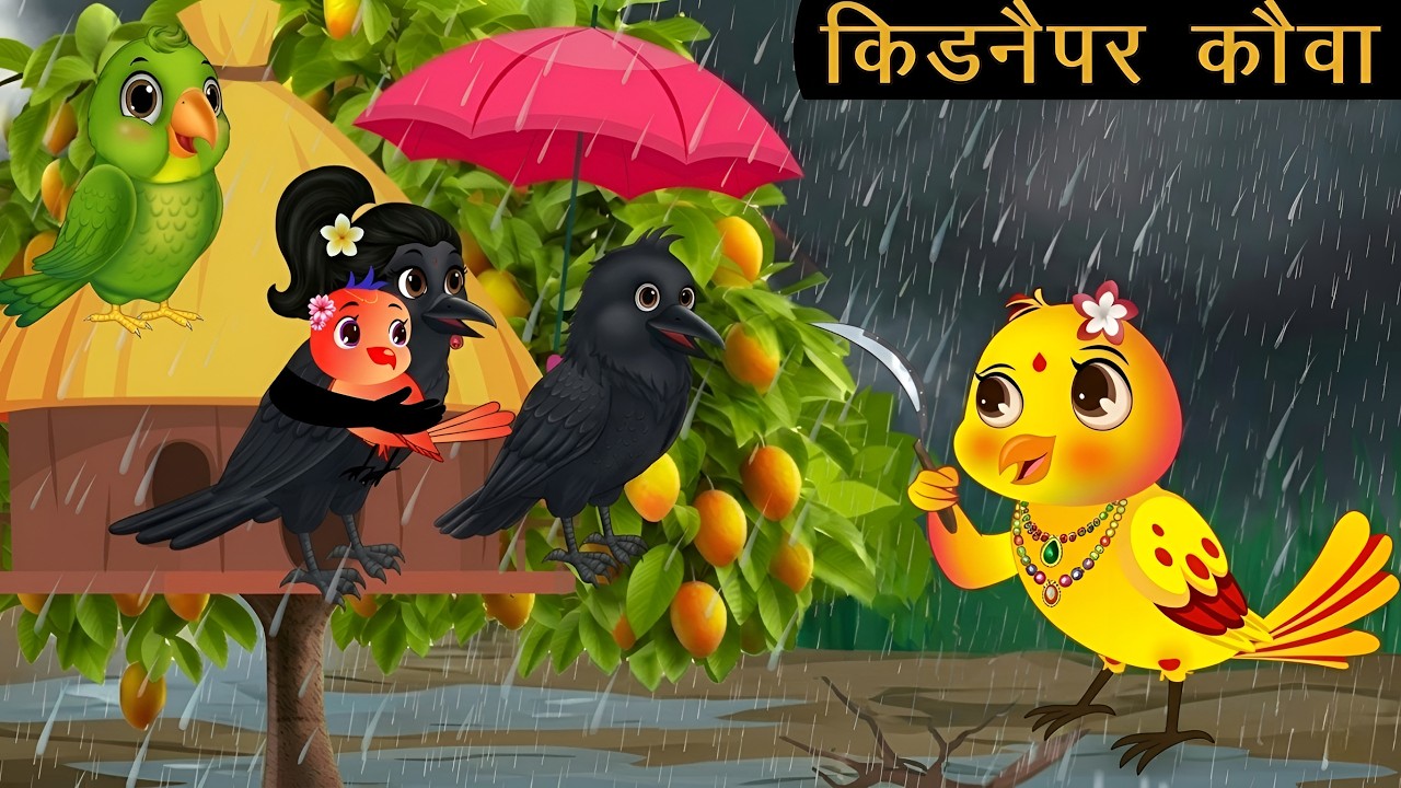 चिड़िया का जादुई बाँसुरी का घर | Episode Komal | Chidiya Wala Cartoon | Komal Acchi Cartoon| kahani |