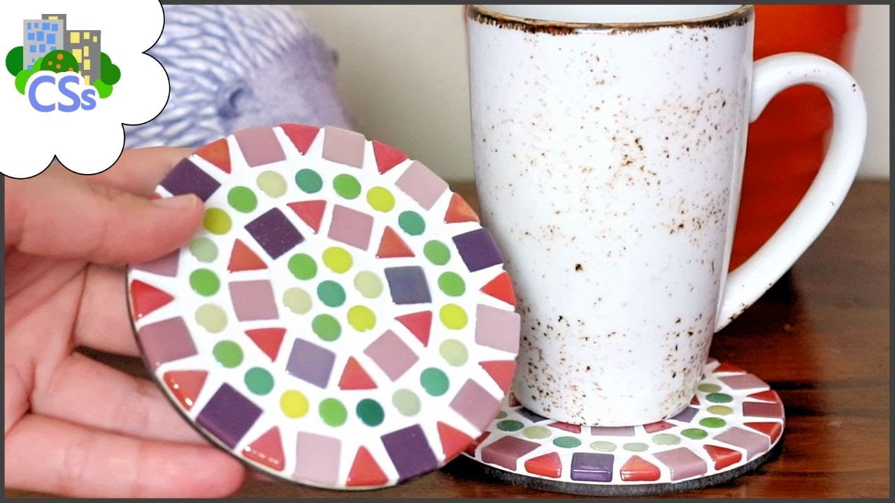 Проект мозаики для абсолютных новичков — Easy Peasy Coaster Tutorial