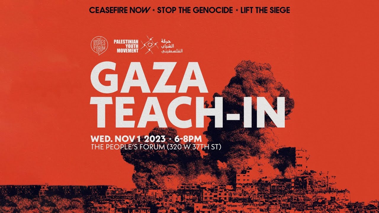 Gaza Teach-in with the Palestinian Youth Movement