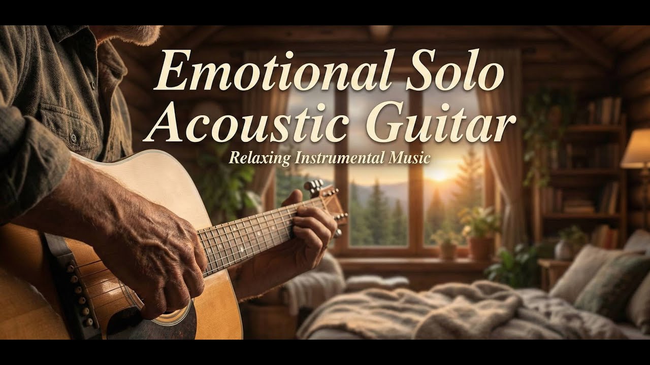 Emotional Solo Acoustic Guitar - Relaxing Instrumental Music