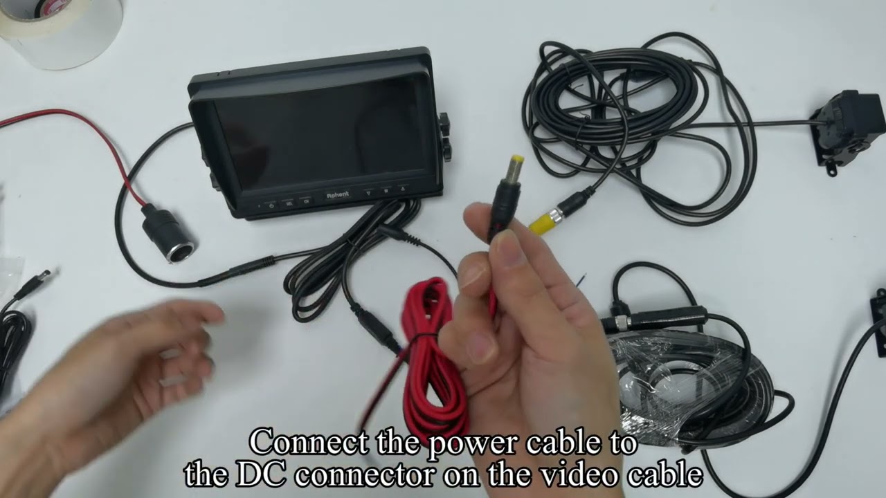 Rohent R4 RV Backup Camera with 7 Inch Monitor Kit