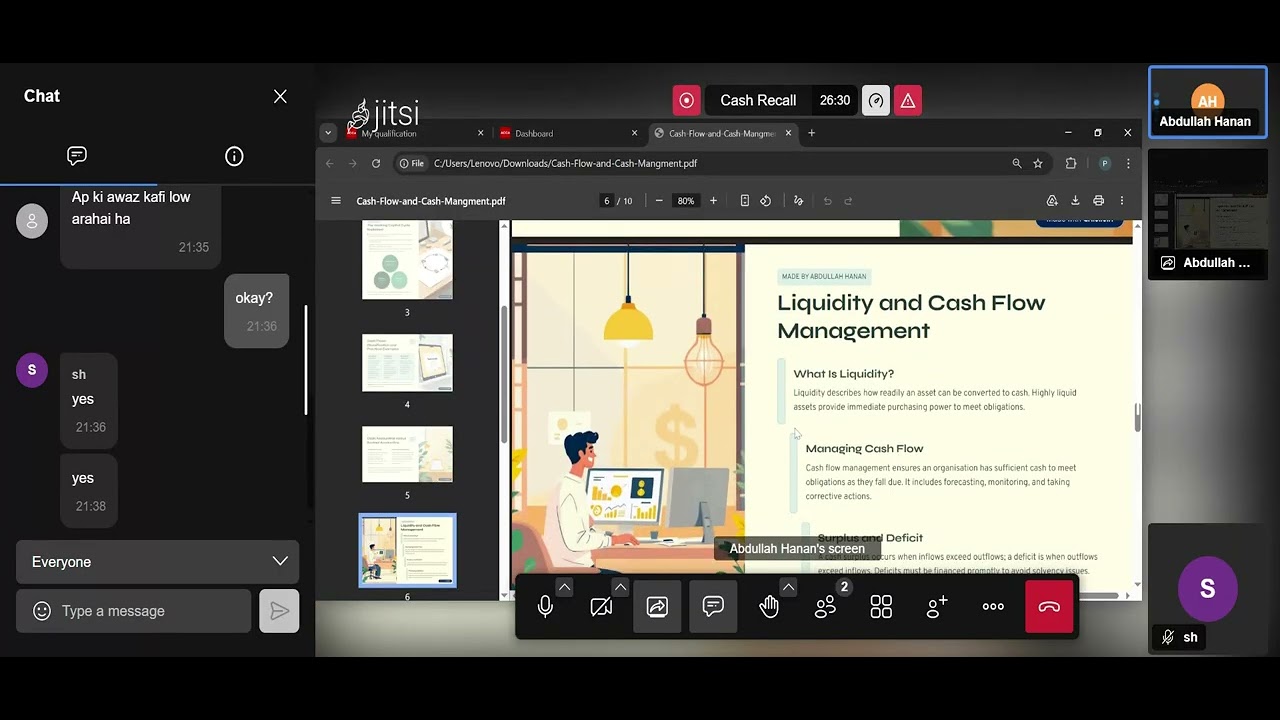Cash Flows and Cash Managment | MA2, FMA | Mentorship Session 4