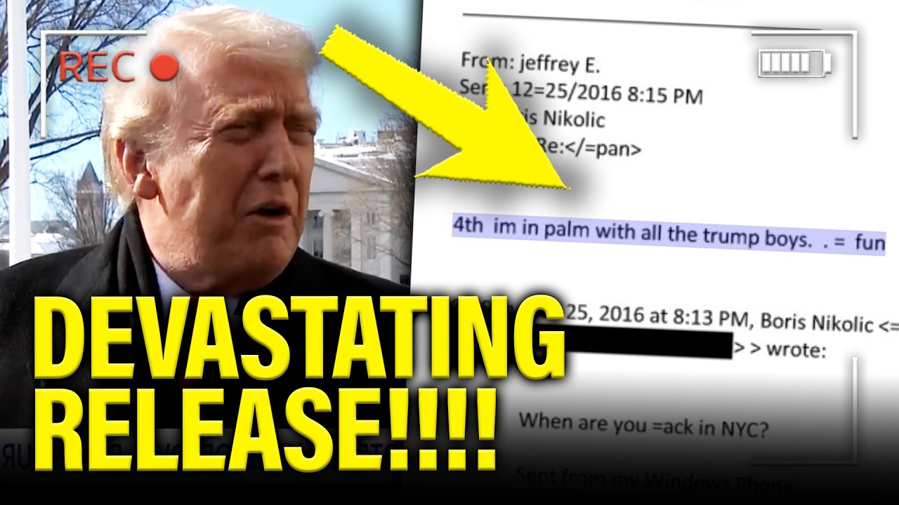 Trump NAMED in BOMBSHELL new EPSTEIN FINDING