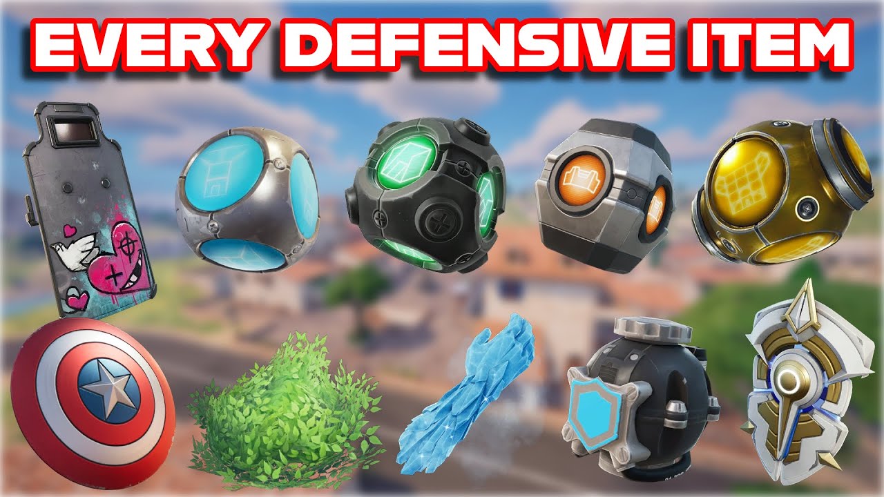 Рейтинг всех защитных предметов в истории Fortnite: от худших к лучшим
