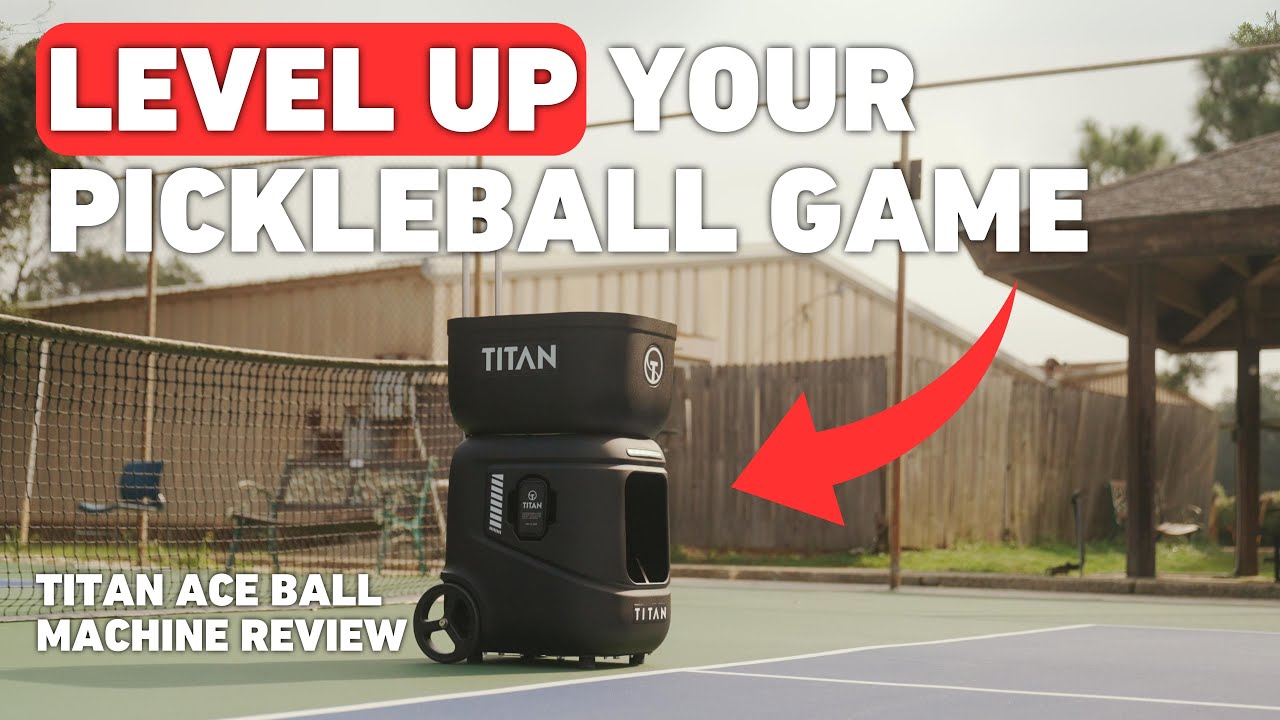 ПОВЫСЬТЕ УРОВЕНЬ своего пиклбола | Обзор машины Titan Ace Ball