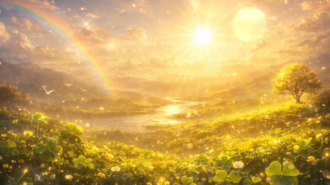 Golden Flow | Positive Energy Music 🍀✨ Endless Good Luck Loop