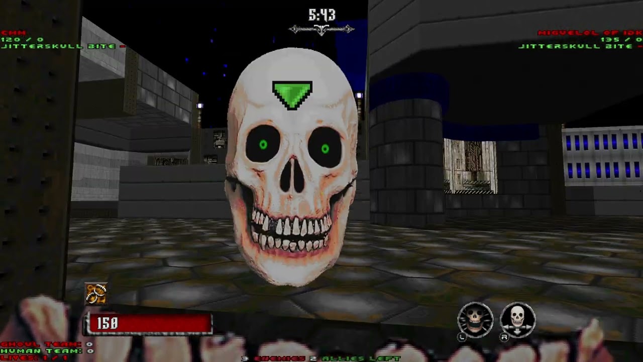 Doom ][ MP: Ghouls vs Humans: Classic Reborn - Zandronum 2025.03.11 (Evening)
