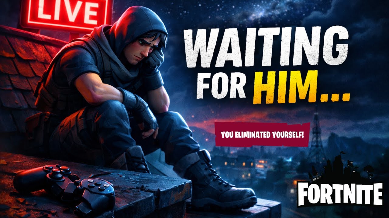LIVE Until My Best Friend Joins… Or I Quit Fortnite 💔