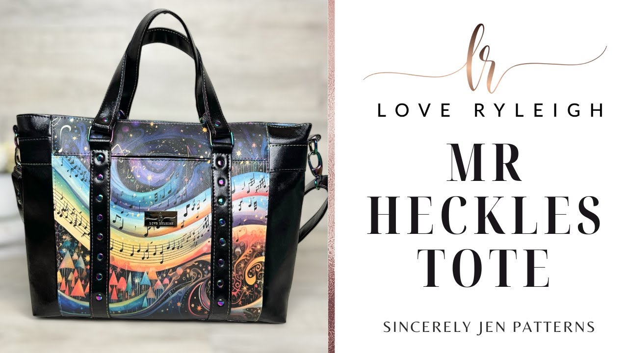 Sewing the Mr Heckles handbag by Sincerely Jen Patterns.
