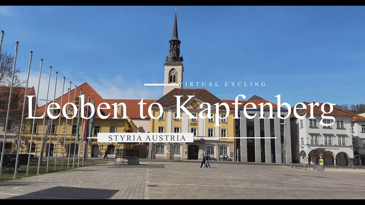 60 mins Virtual Cycling Leoben to Kafpenberg in 4K