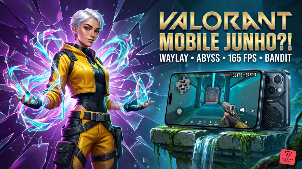 RIOT ESTA SE PREPARANDO PRA LAN&Ccedil;AR O VALORANT MOBILE GLOBAL! + Waylay, Abyss e Bandit na ATUALIZA&Ccedil;&Atilde;O