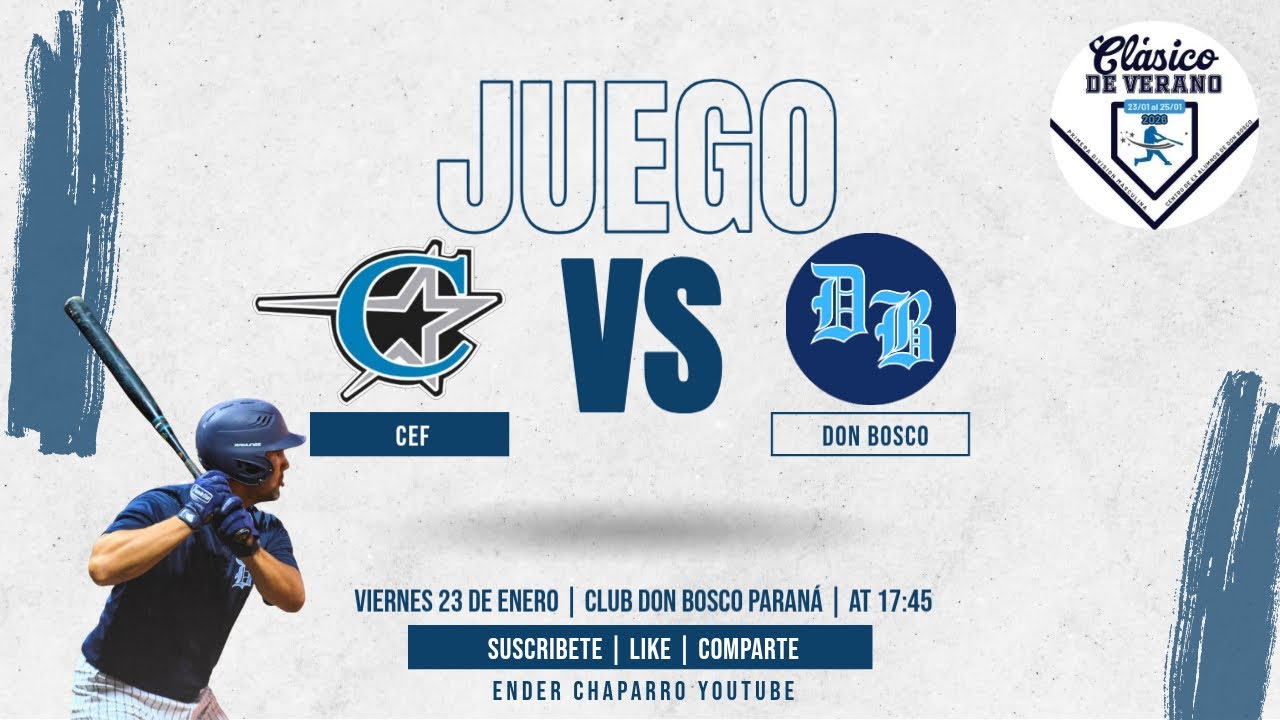 EN VIVO  | CEF 🆚 DON BOSCO | CLÁSICO DE VERANO 2026🥎