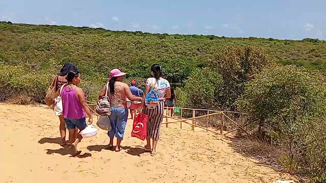 Visitando a lagoa encantada 
