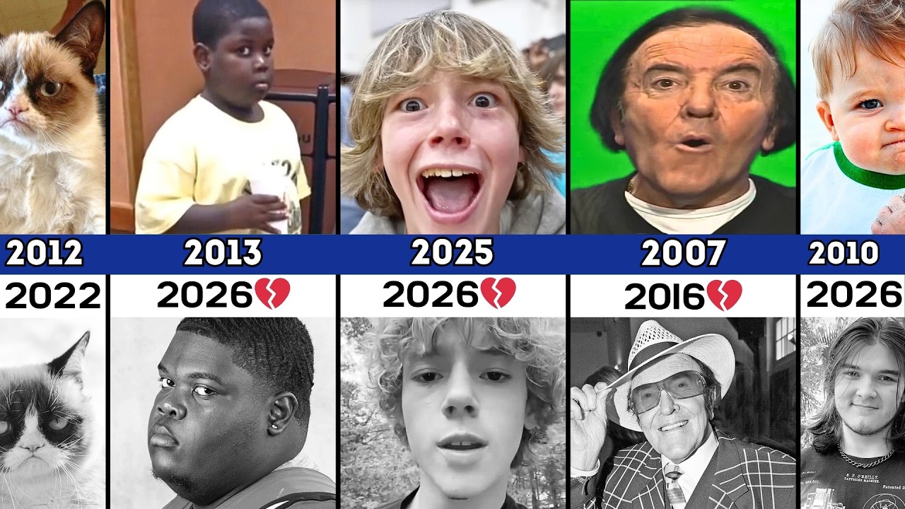 Comparison of EVERY Legendary Meme Hero (Then vs Now) 😥💔- Part 13