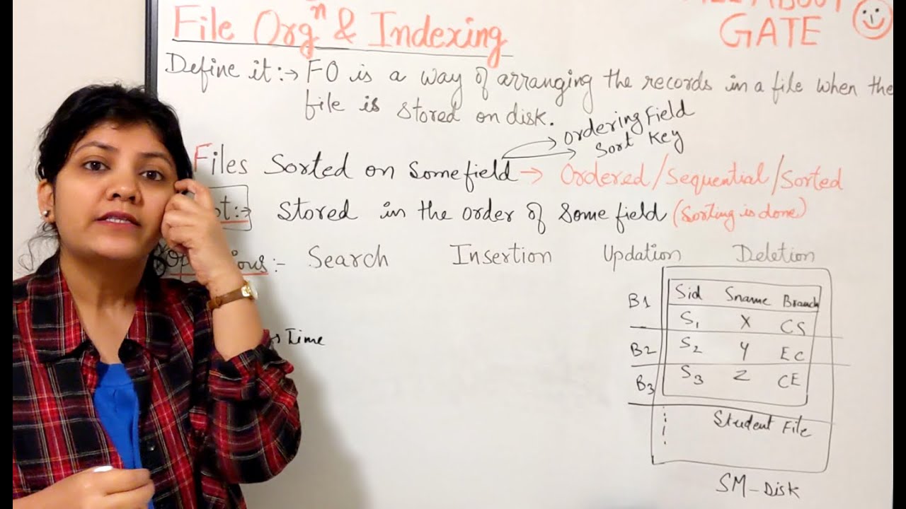 Ordered File Organization | Hash Based File Organization | DBMS Session 47