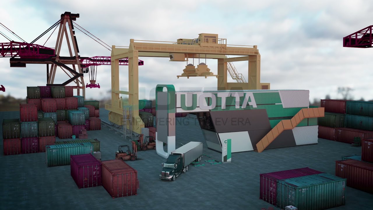 Have you ever seen the battery swapping station for trucks? UOTTA Titan Battery Swapping Station