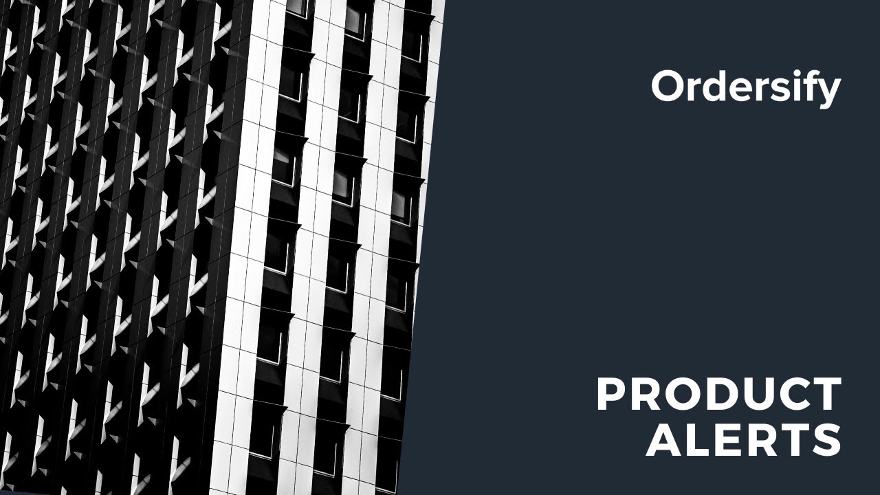 Low Stock - Back in Stock | Shopify Product Alerts by Ordersify