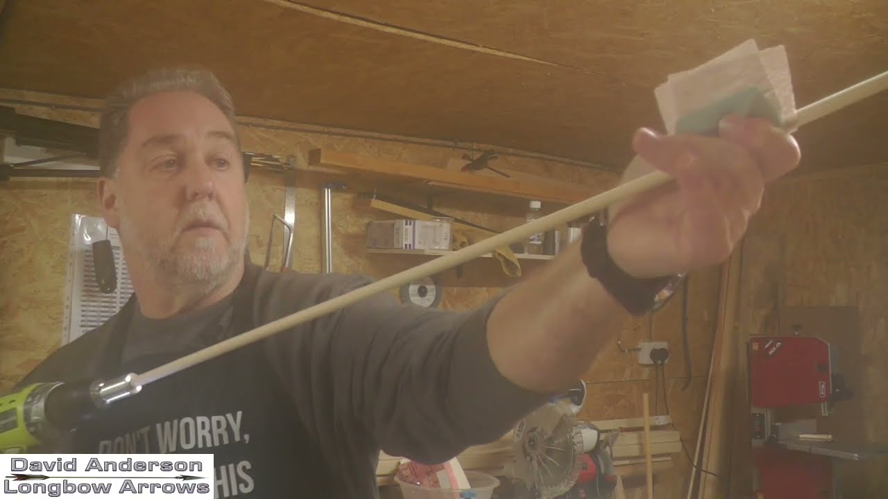 Video 6a Wooden Arrow Shaft Profiles from David Anderson Longbow Arrows