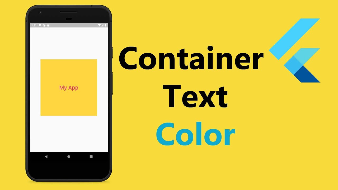 How to add a background color to a Container | Text  in Flutter ?