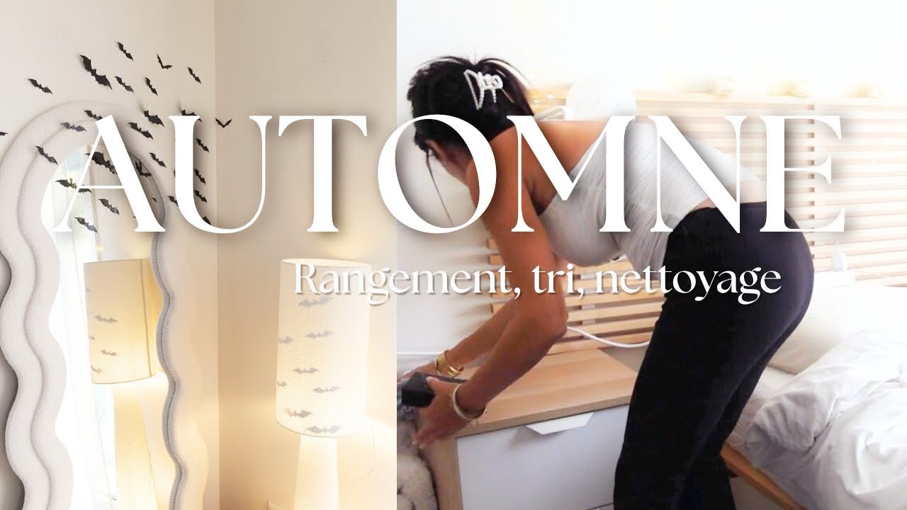 MISE À JOUR AUTOMNALE | Rangement des vêtements d’été • Nettoyage & tri dans la cuisine & chambre 🍂
