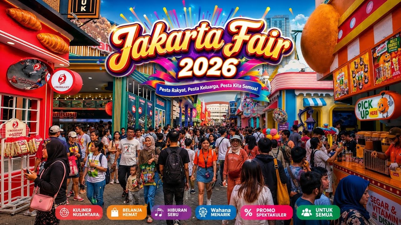 PRJ 2026 | Jakarta Fair 2026 Surga Kuliner, Belanja Murah & Hiburan Seru!