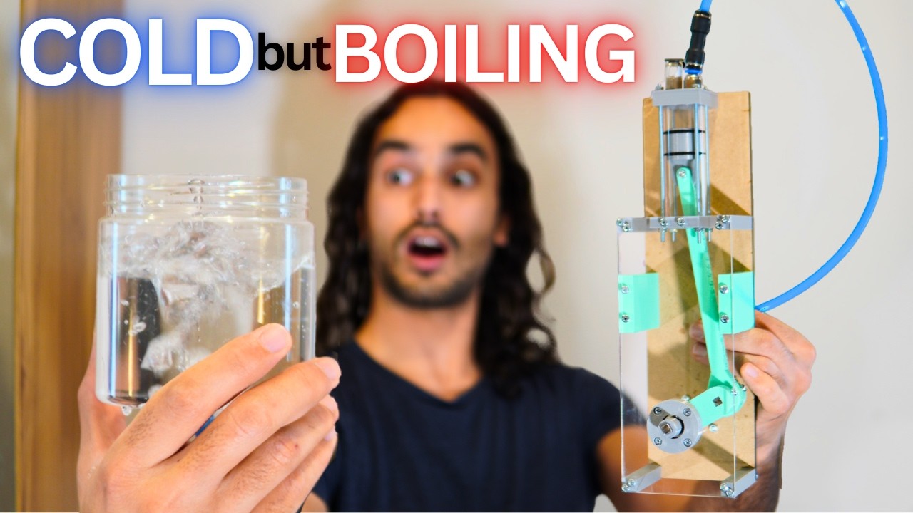 Boiling Water At Room Temperature? | 3D Printed Vacuum Pump