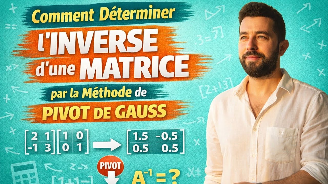 Comment déterminer l'inverse d'une matrice par Pivot de GAUSS