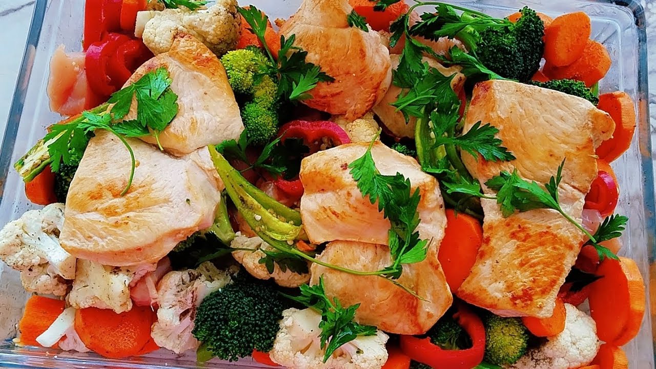 Easy Chicken Breast with Vegetables| Delicious & Quick |