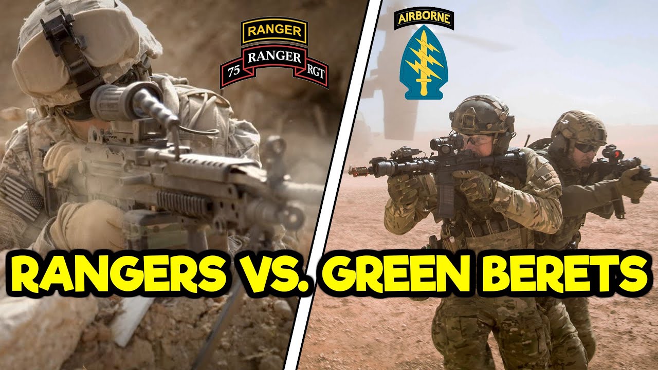US ARMY RANGERS VS. SPECIAL FORCES (GREEN BERETS)