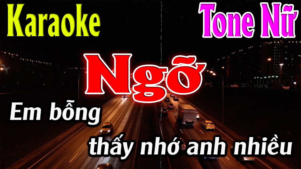 Ngỡ Karaoke Tone Nữ Karaoke Lâm Organ - Beat Mới