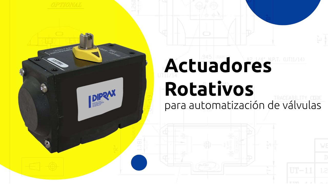 DIPRAX | Actuadores rotativos para la automatización de válvulas