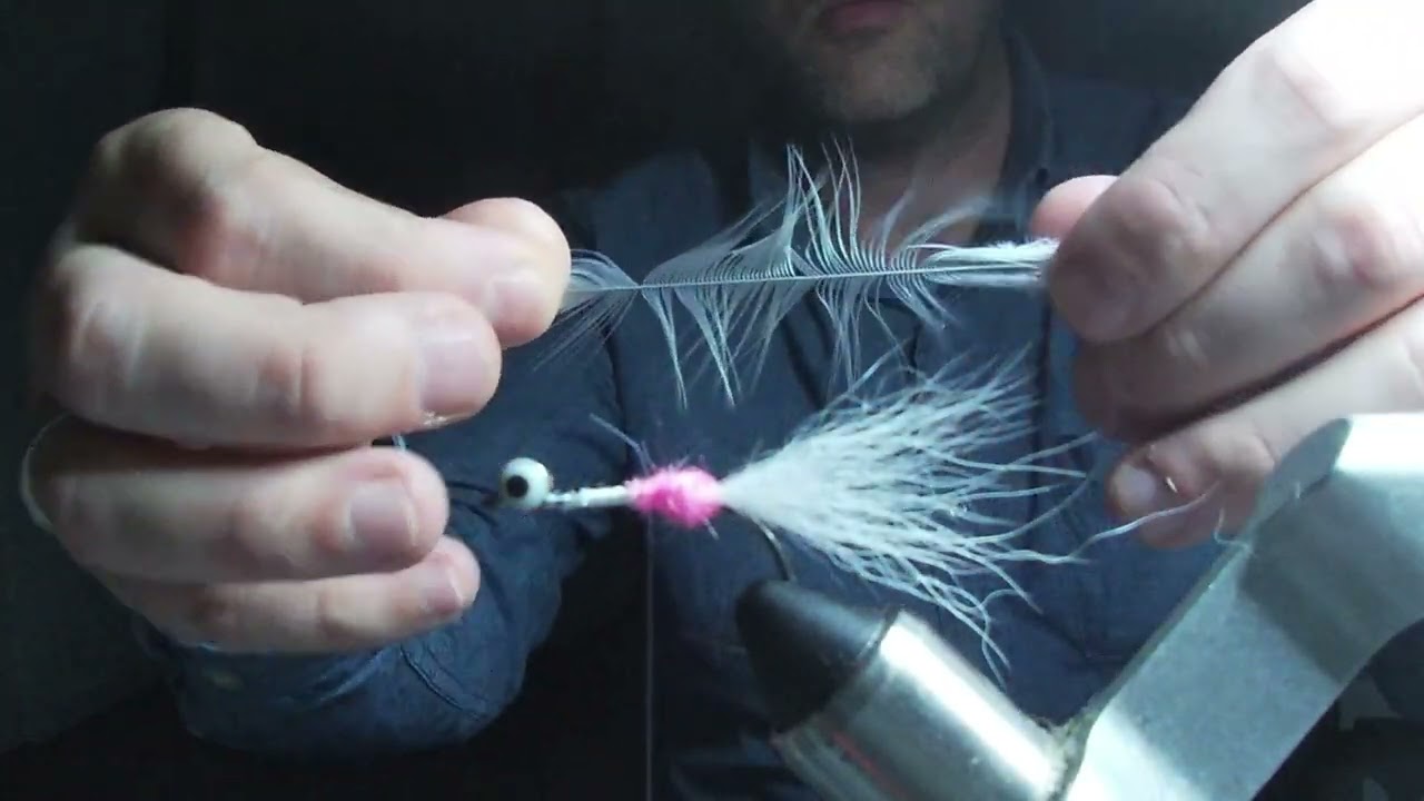 Simpel vinterflue - fiskeimitation