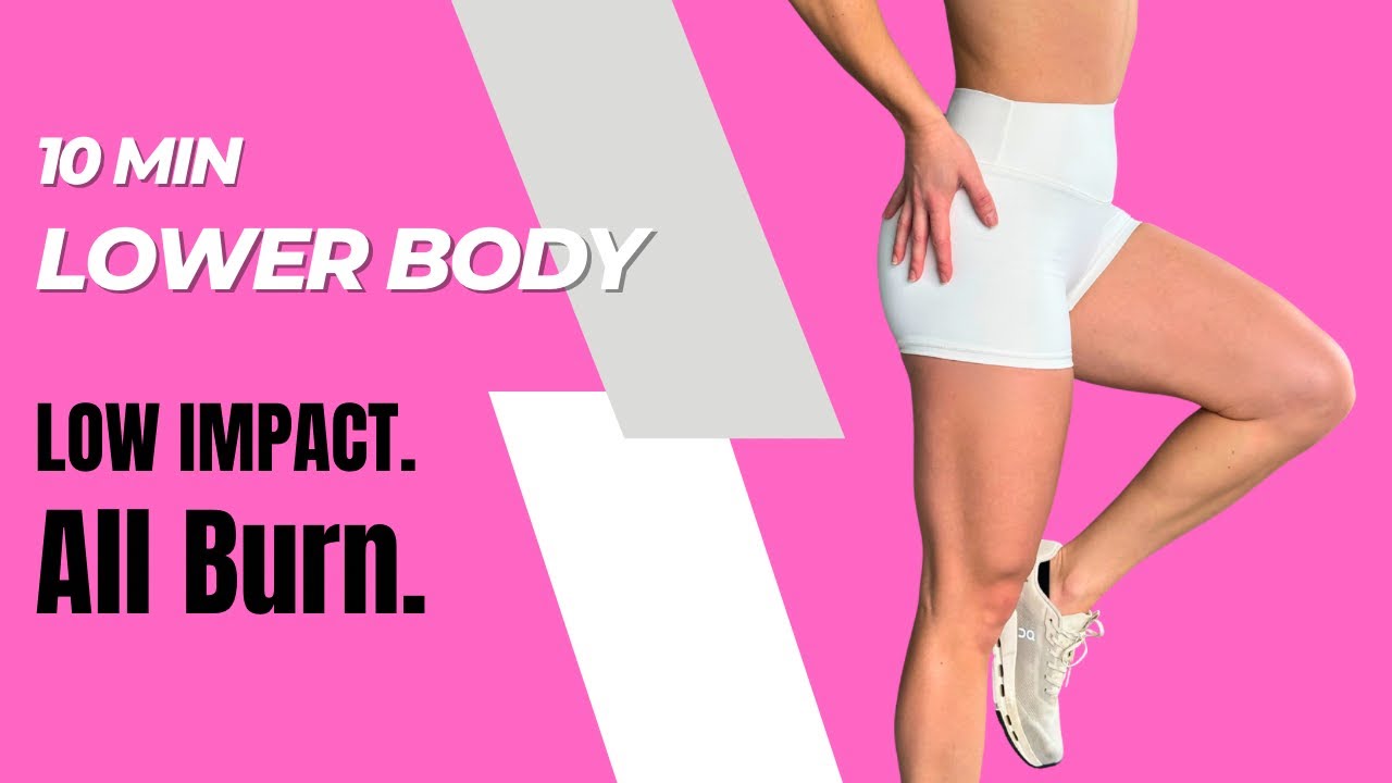 10-Minute Lower Body | No Jumping Squat Burnout