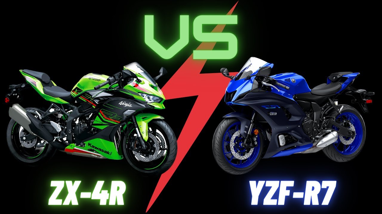 Kawasaki ZX4R против Yamaha R7 | Кто из них победит?