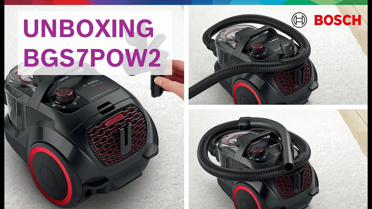 Unboxing Bosch Vacuum Cleaner model BGS7POW2