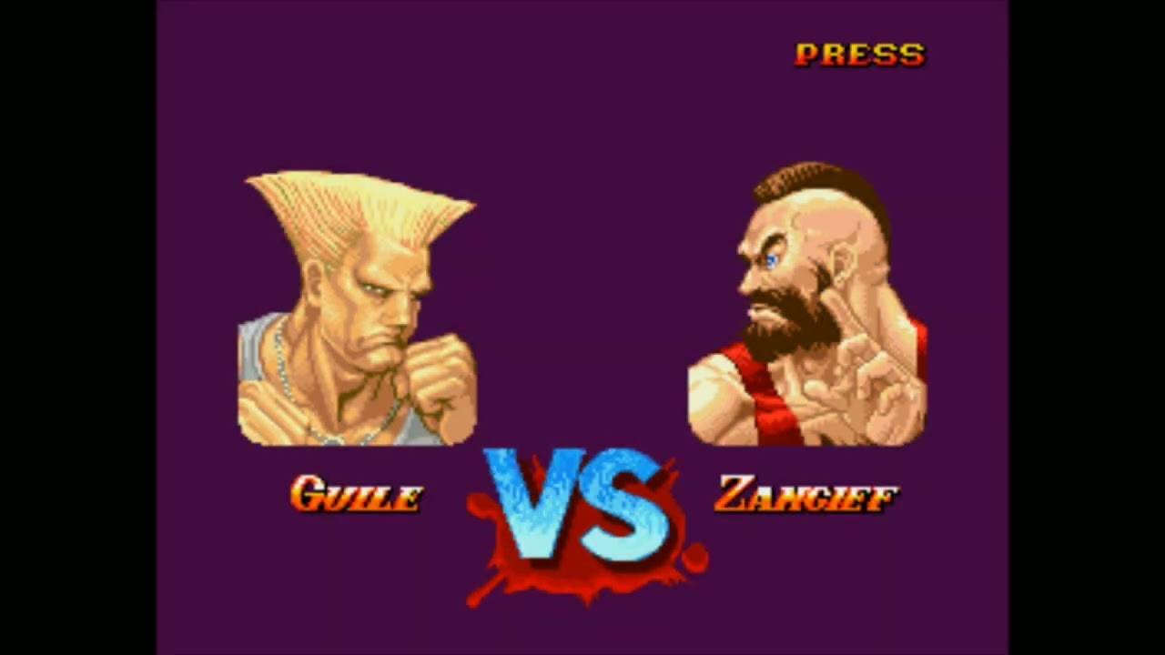 SUPER STREET FIGHTER II SEGA MEGA DRIVE LEVEL 8 SUPER MODE EXPERT GUILE