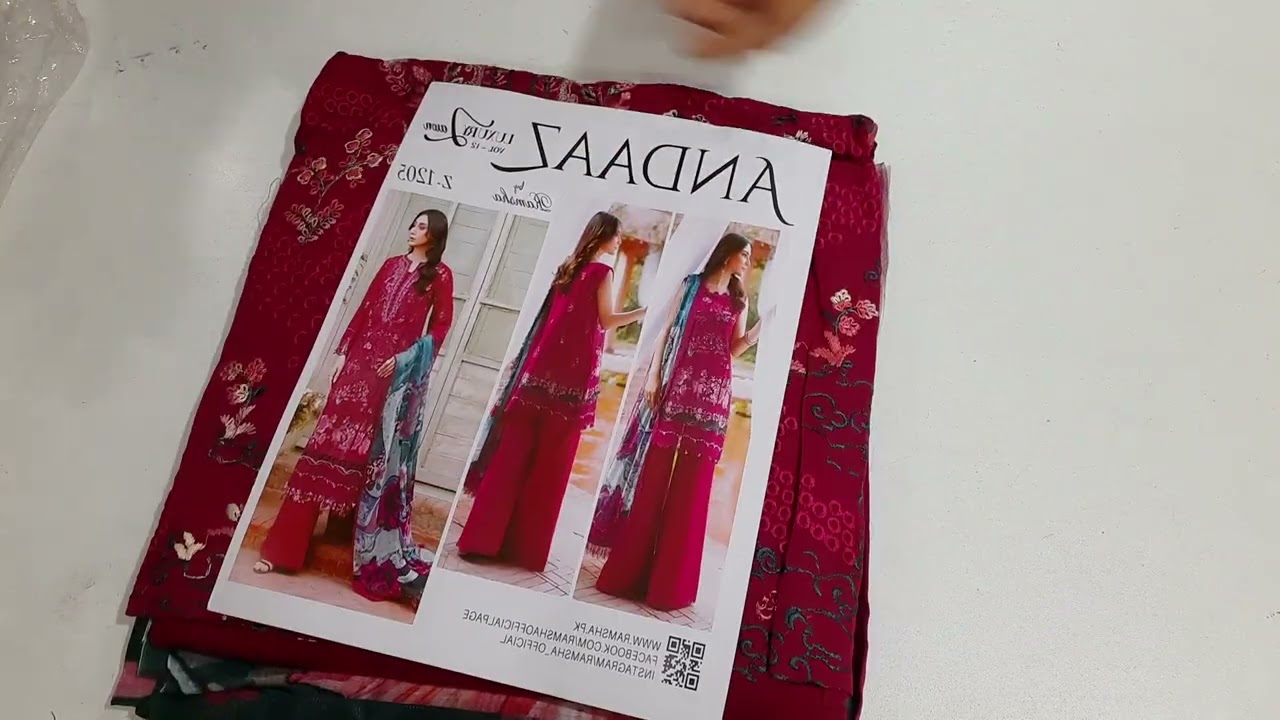 Ramsha Andaaz luxury lawn vol 12 Eid special 3500 inr contact 9205335865