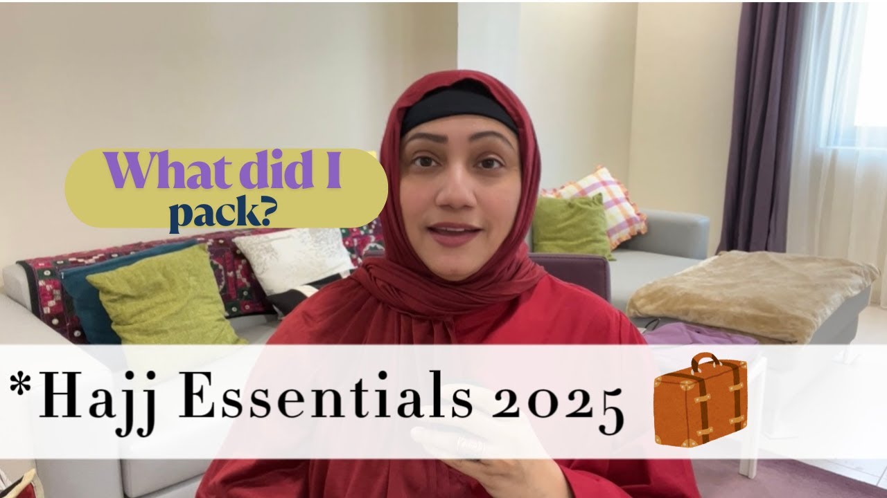 Watch Before you go for Hajj 2025 / Packing Tips / Essential Items #hajj #hajj2025