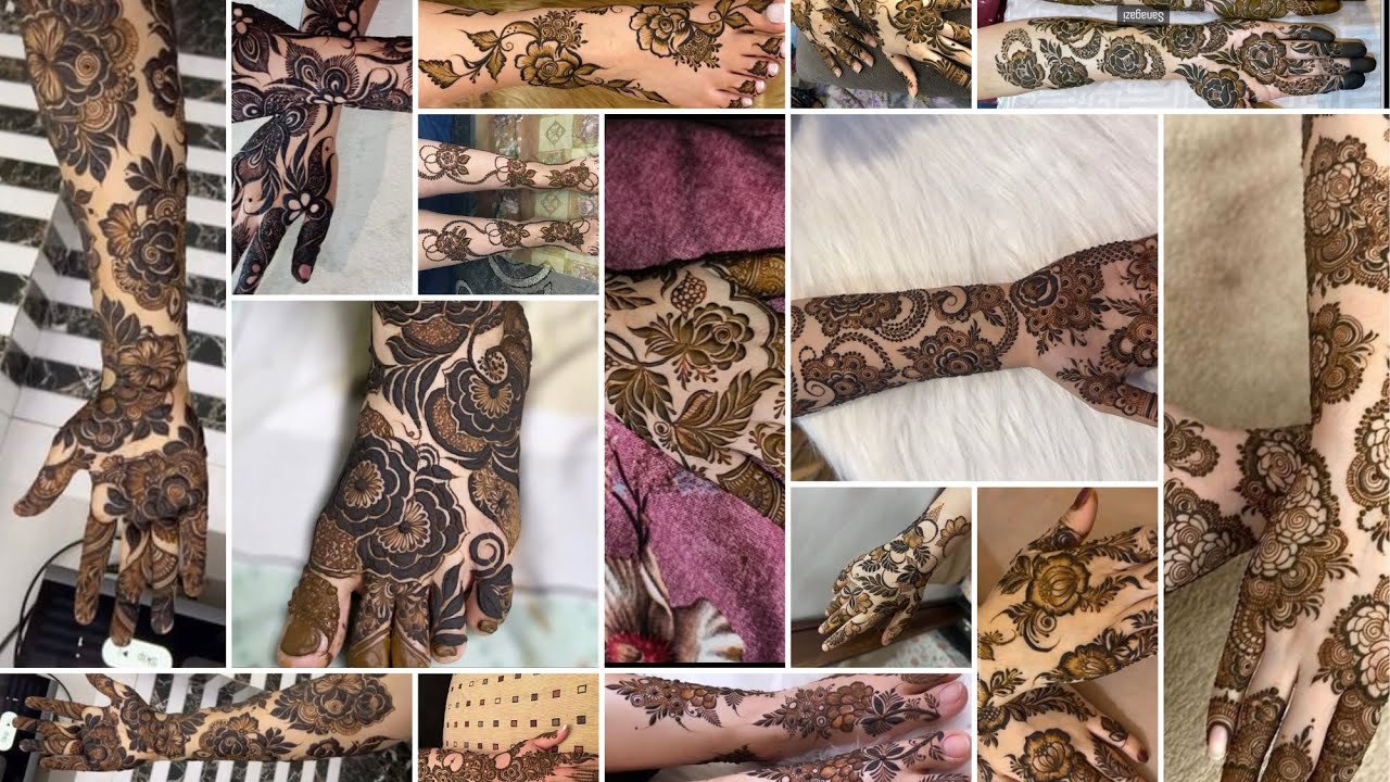 Unique mehndi for bride and siders some are very simple some are very extra wow